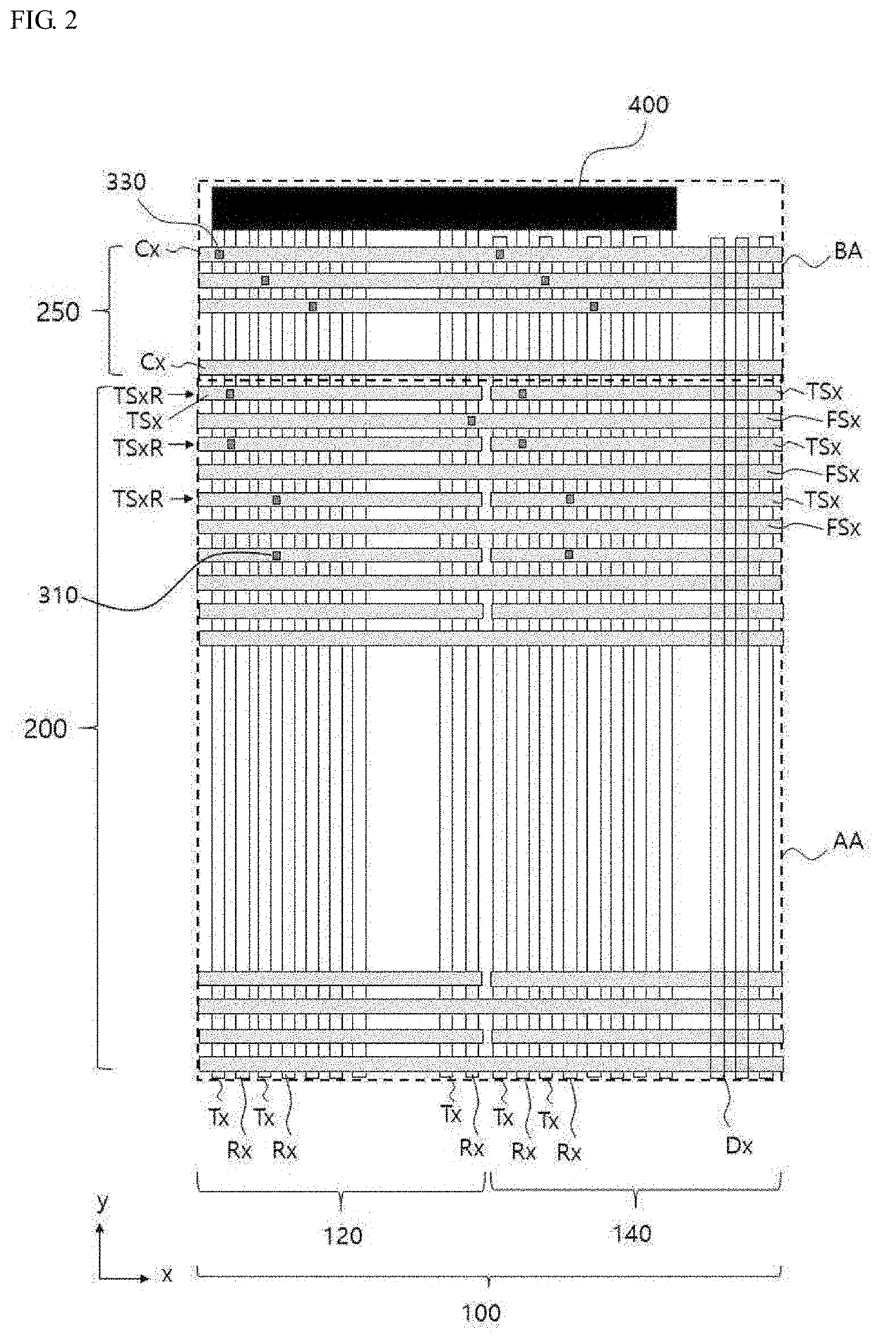 Fingerprint sensor integrated touch screen panel