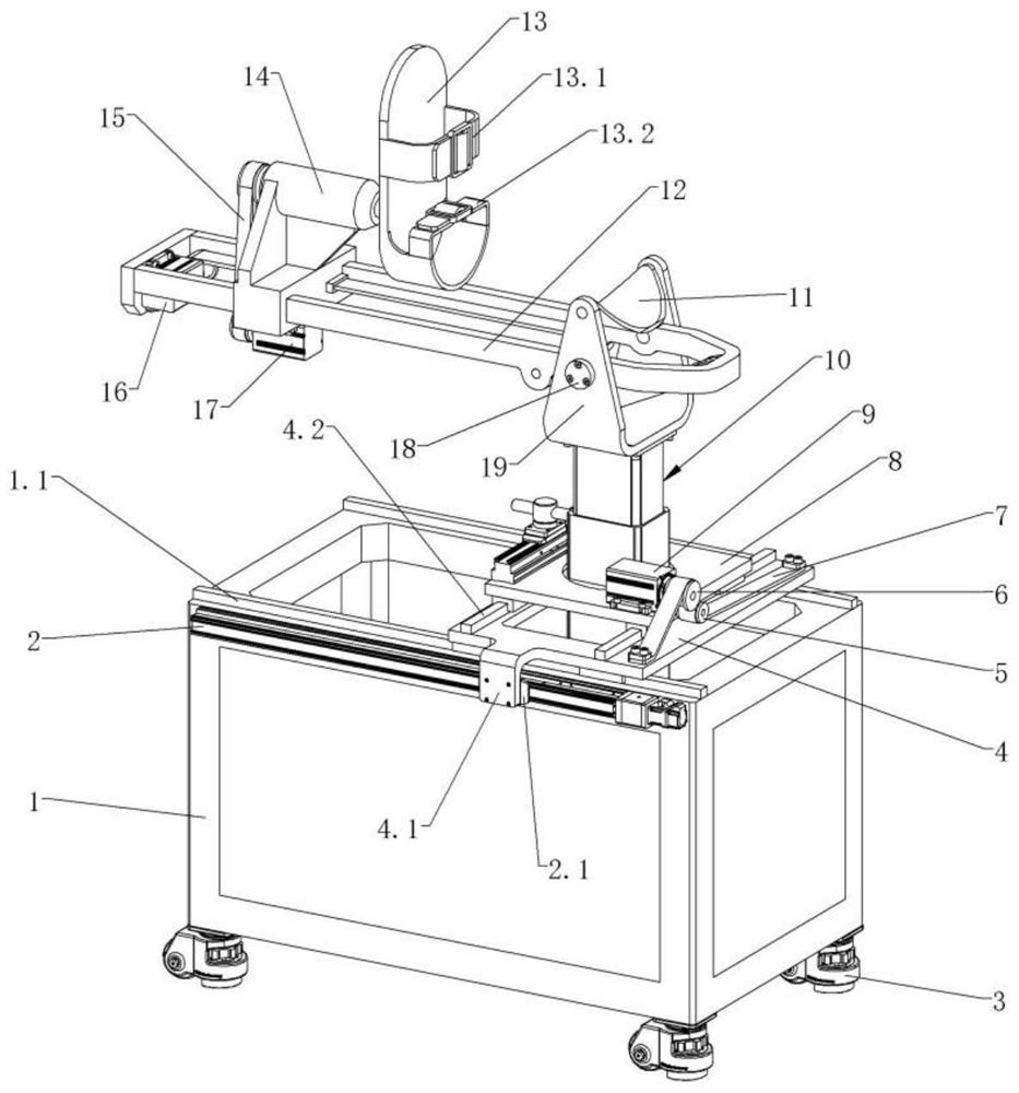 Leg fracture reduction machine