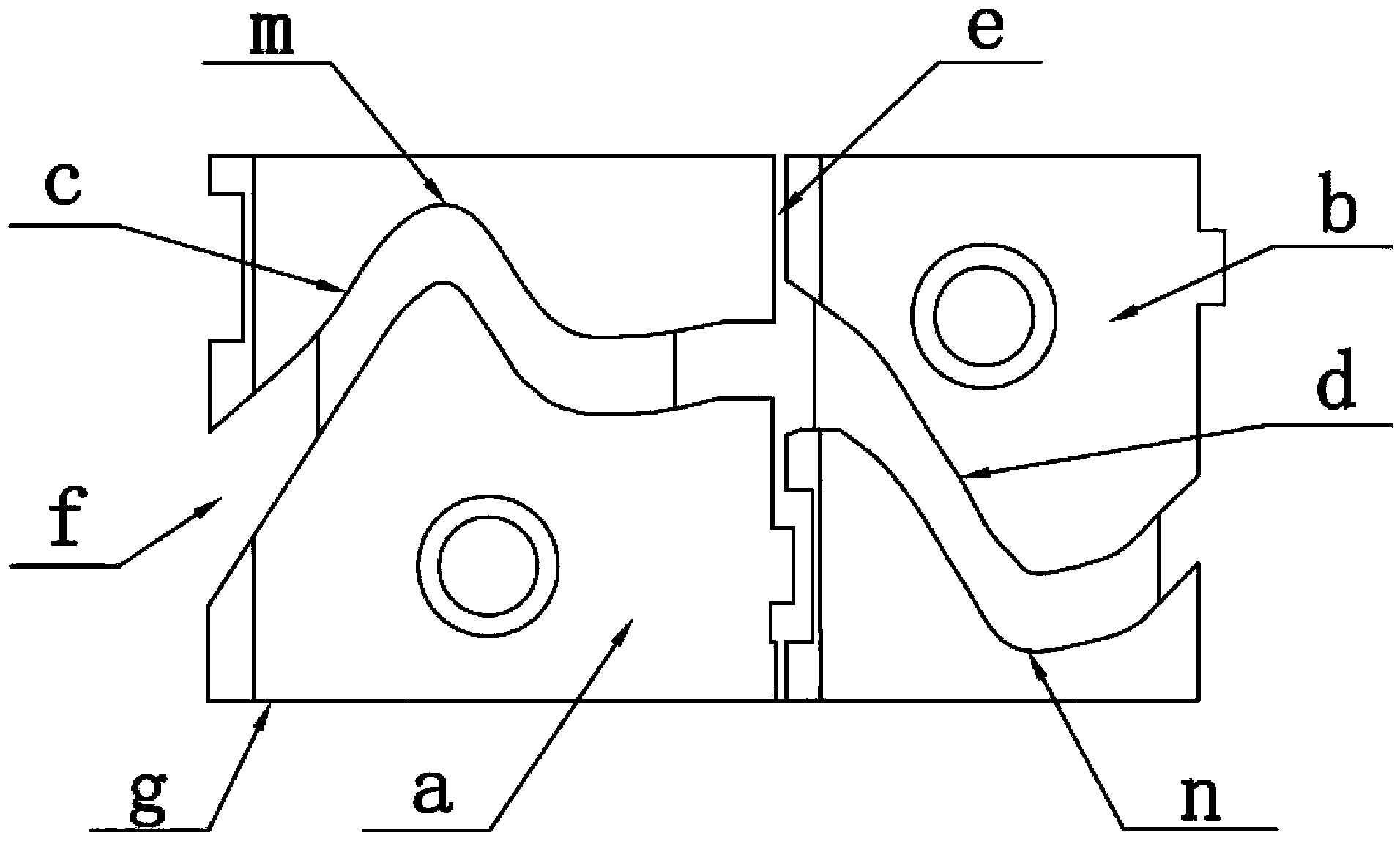 Triangle of high device number towel machine and design method