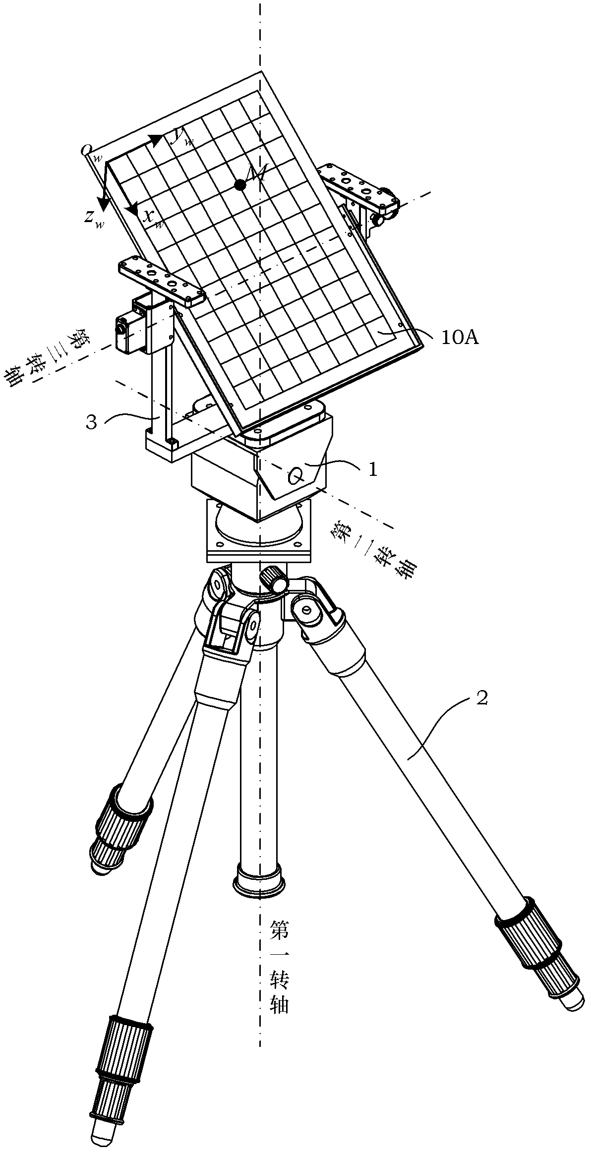 Calibration target device and calibration method for three-dimensional ice-shaped digital image system