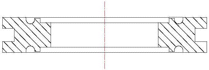 Mechanical type end surface sealing specific pressure measuring device for high-speed liquid oxygen turbine pump