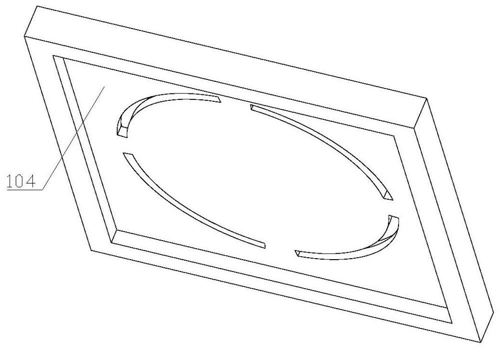 Mechanical casting mold positioning device