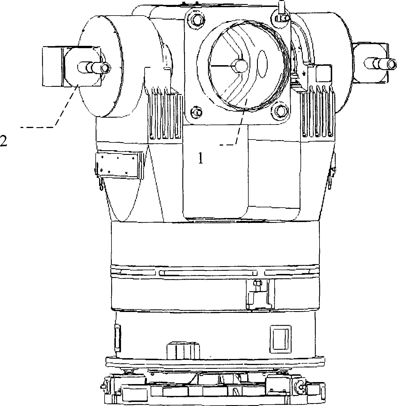 View axis automatically correcting method for atmospheric laser communication system