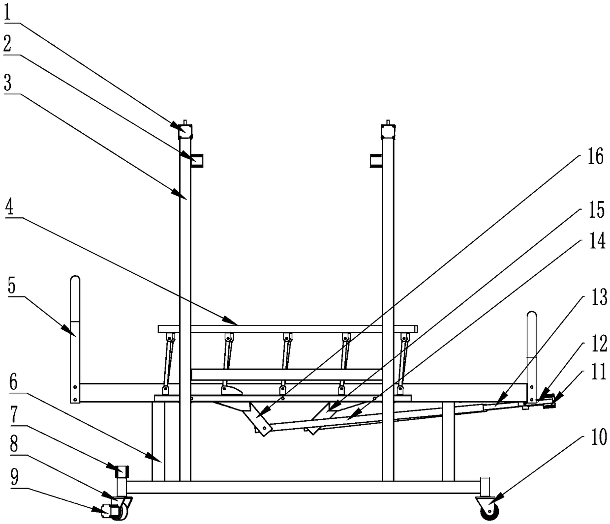 Medical multifunctional sickbed