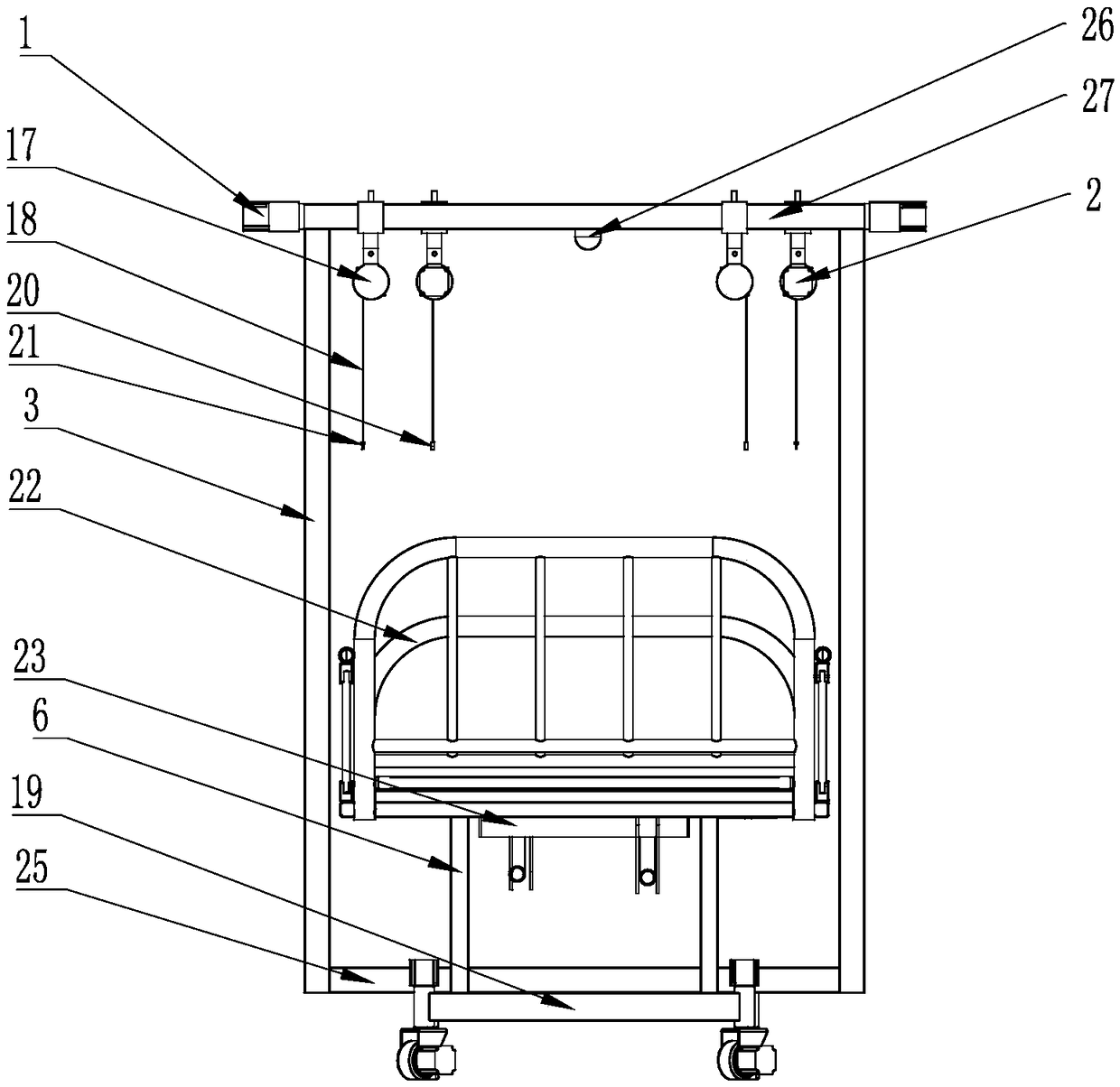 Medical multifunctional sickbed