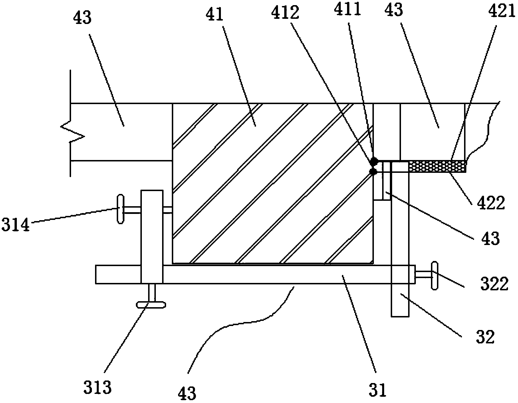 Method and device for quickly demarcating construction standard of brick wall and plaster layer