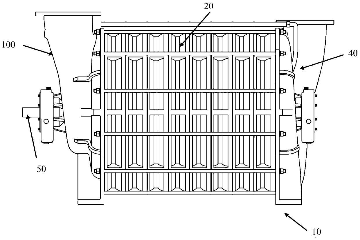 Centrifugal blower with efficient aerodynamic efficiency