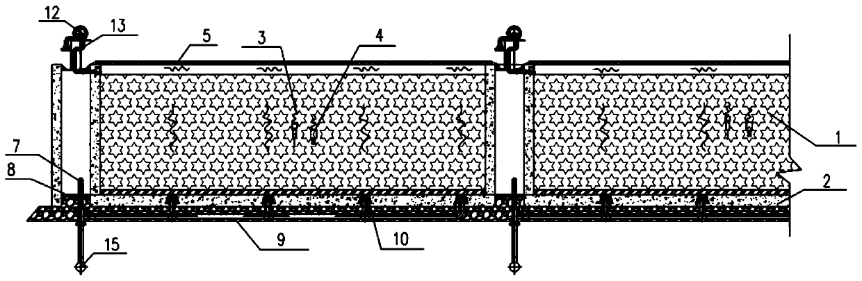 Method and system for treating garbage malodorous gas by humus soil aerobic fixed bed under multi-stage series stock household garbage sieve