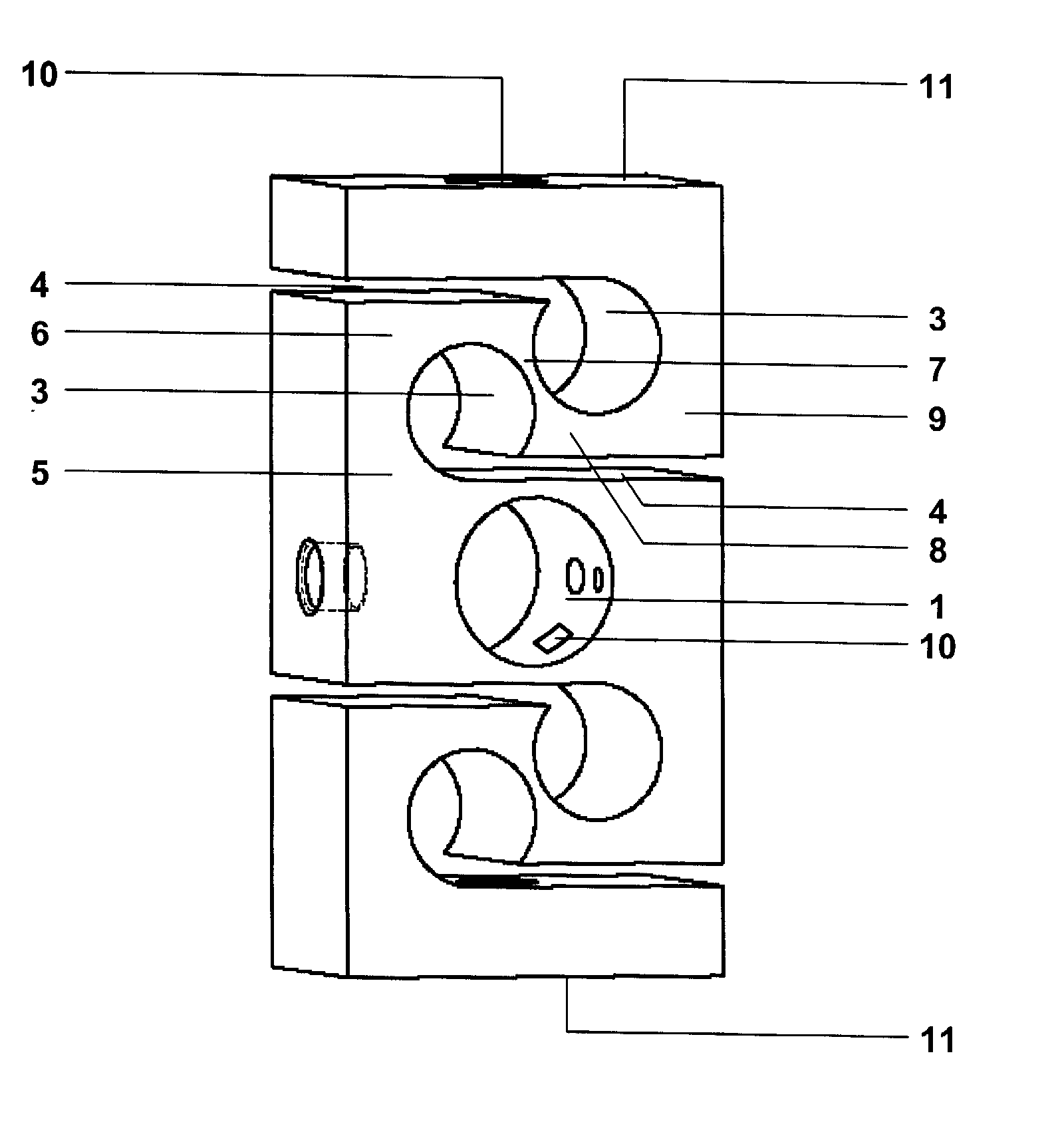 Load Cell Insensitive to Angular Misalignments and Shock Loads