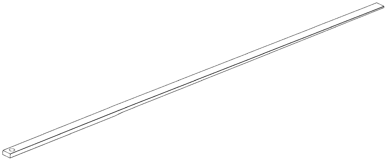 Tool for compression molding of carbon fiber rectangular cross section thin-wall pipe fitting