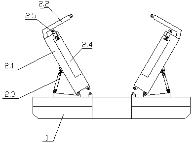 Wind power and bridge rock-socketed self-elevating construction platform