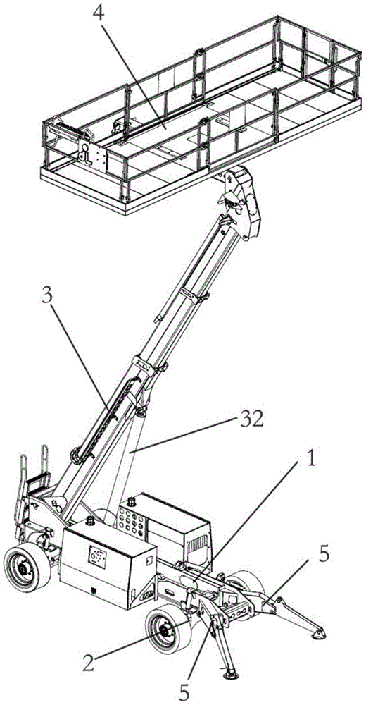 Bridge type operation platform