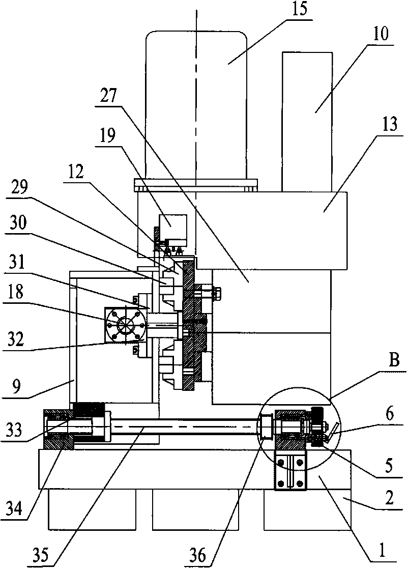 Automatic magnetic seat milling device