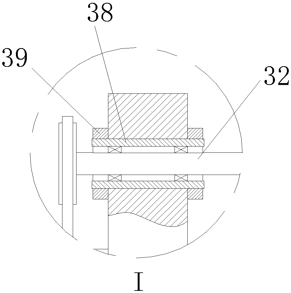 Perforating device for two coaxial mounting surfaces of valve