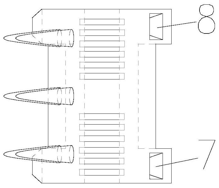 Combinable cheval-de-frise type artificial fish reef