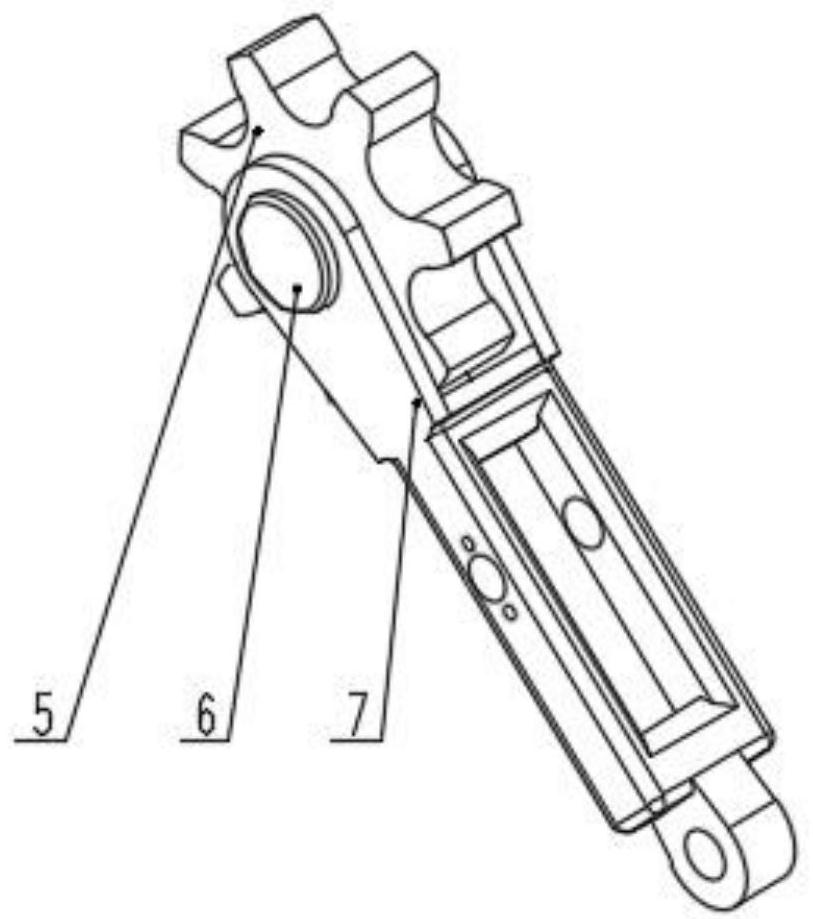 Flexible chain tensioning device