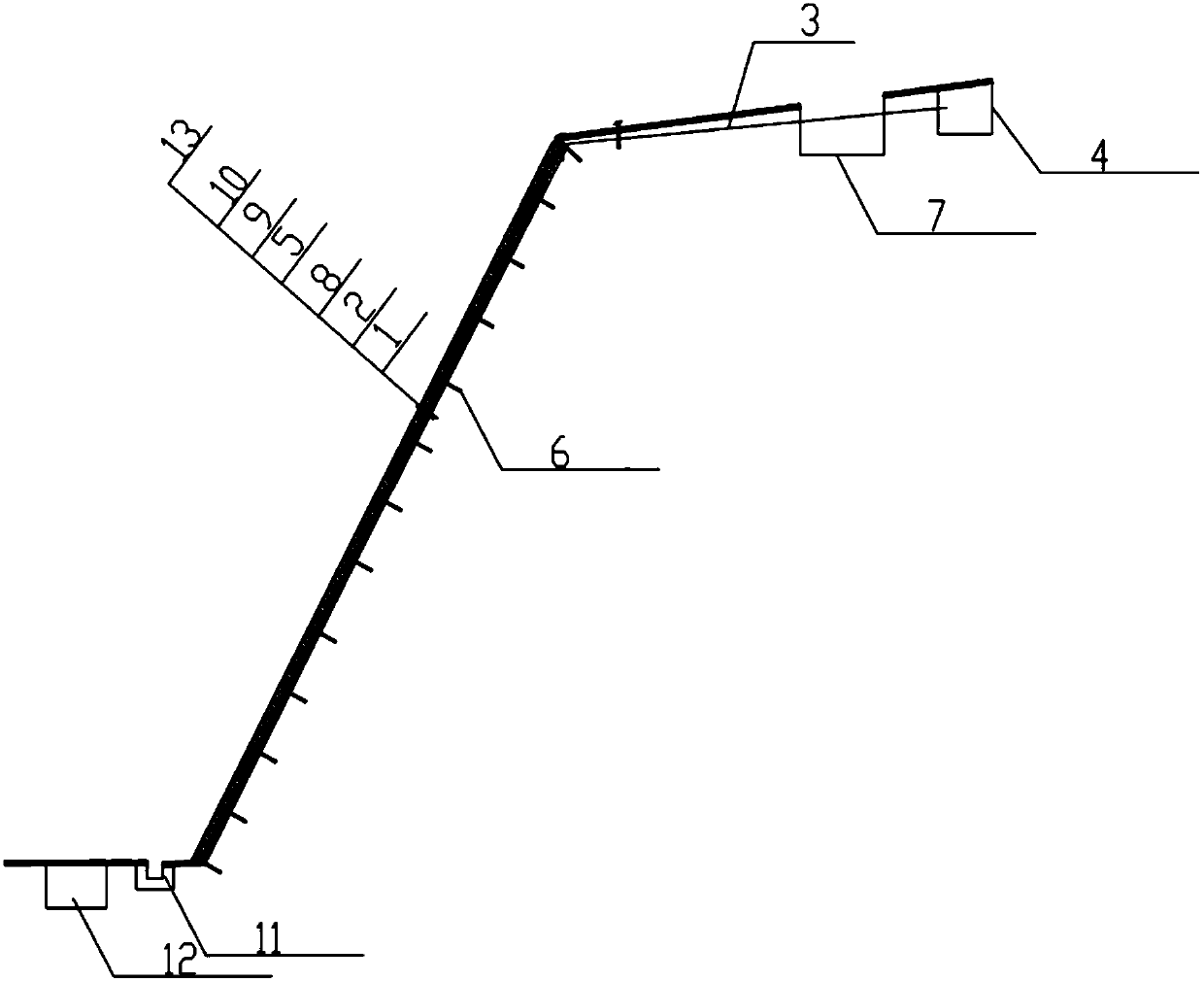 Nutrient medium for rock slope regreening and construction process thereof