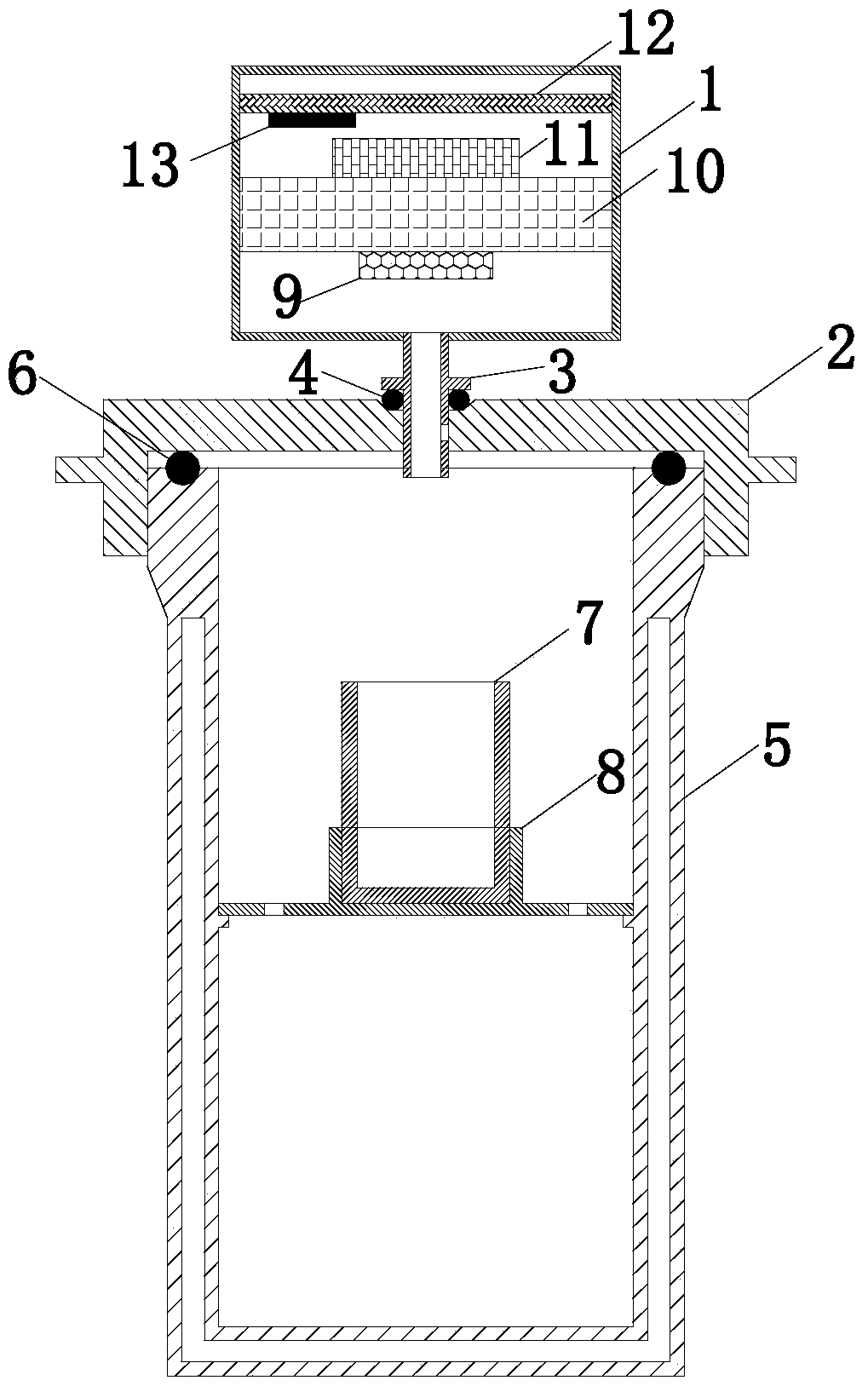 A device for measuring the k1 value of drilling cuttings gas desorption index