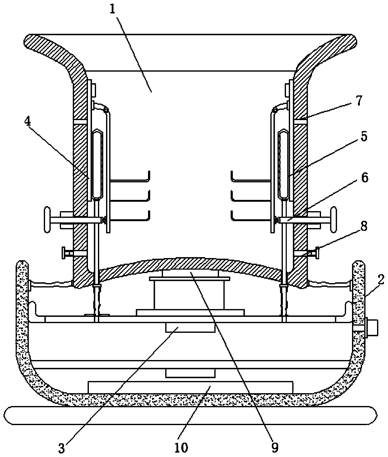 A self-pressurized power conversion plastic flowerpot