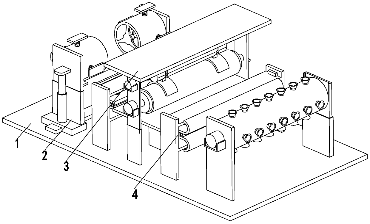 A strip steel wire drawing production line and its assembly line wire drawing process