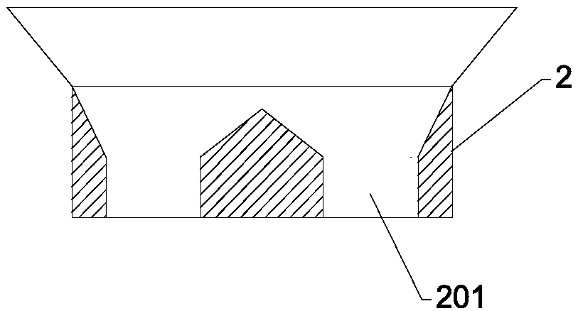 Sand screening device for efficiently separating waste residues