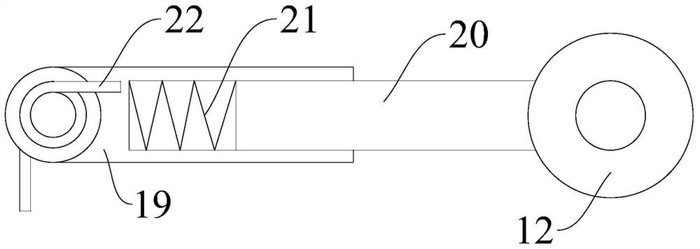 Material guiding and heating mechanism of plate machining edge bonding machine