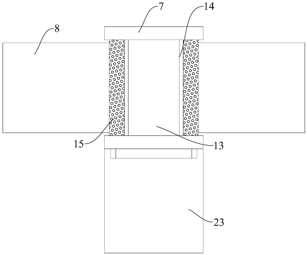 Material guiding and heating mechanism of plate machining edge bonding machine