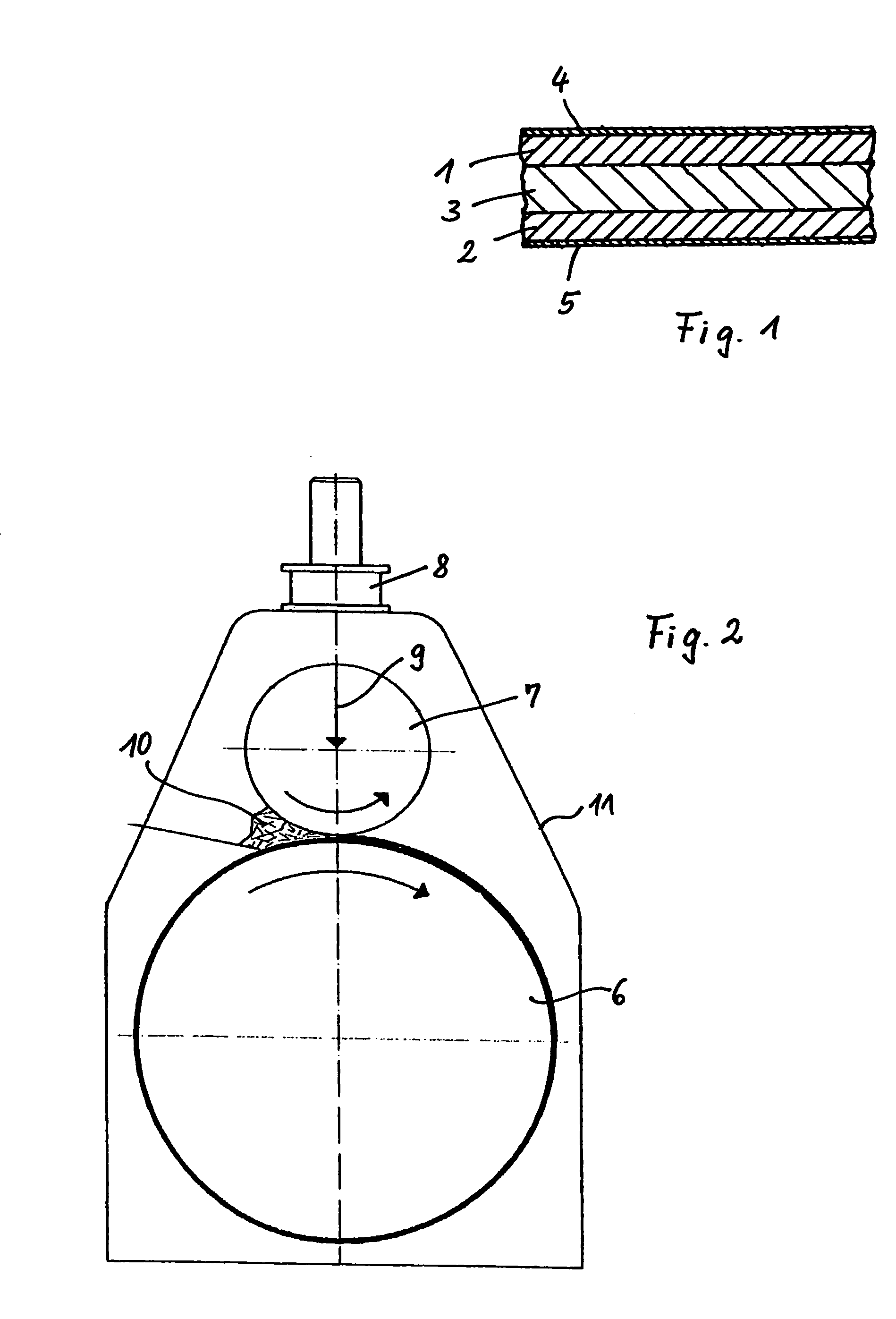 Elastomer-bonded sheet material and process for its production