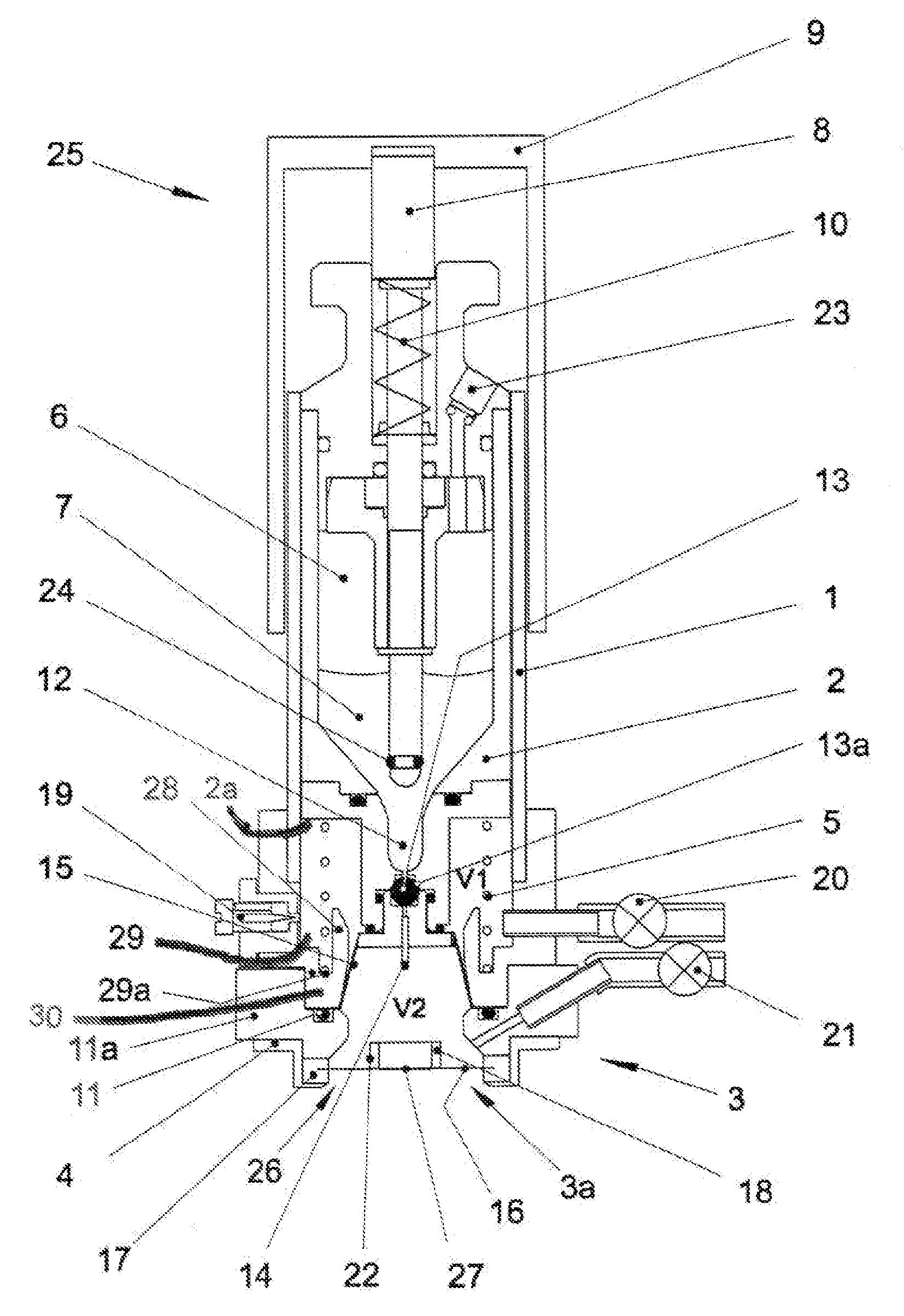 Triggering circuit for an aerosol drug-dispensing device