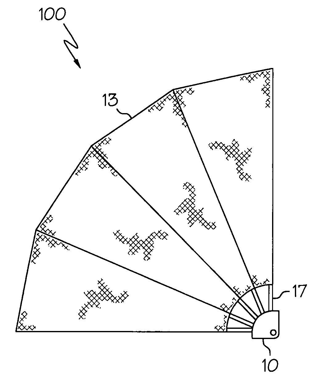 Cabana canopy and hub