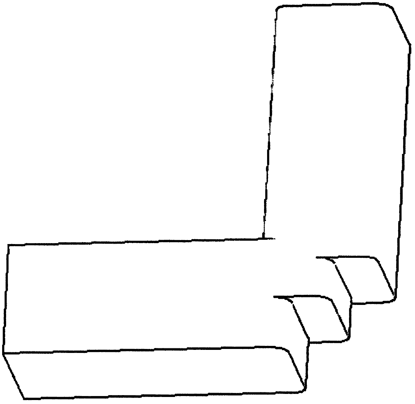 90-degree turning mechanism for microwave waveguide pipeline