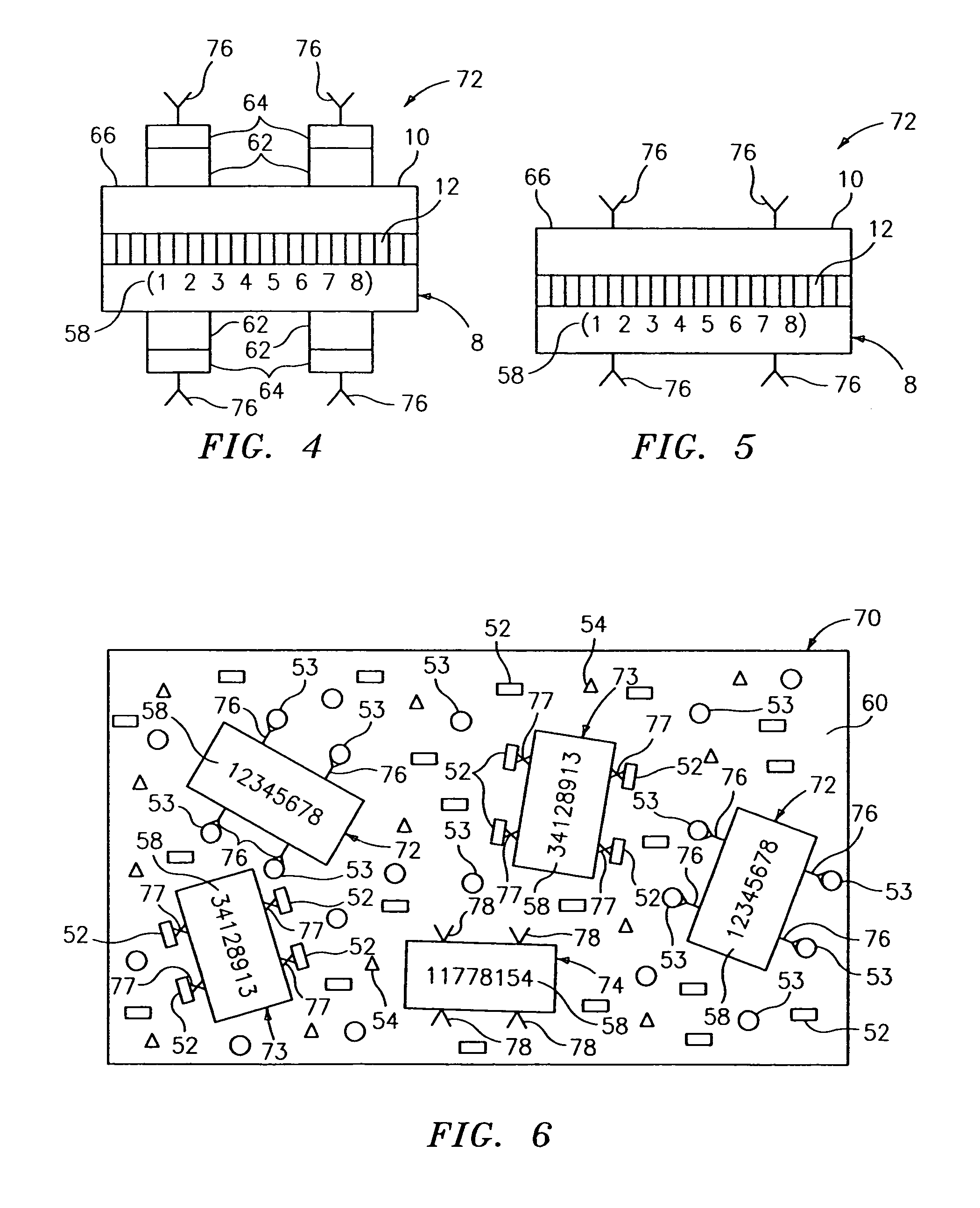 Encoded particle having a grating with variations in the refractive index