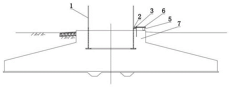 Leveling device and method for foundation ring of wind power generation set