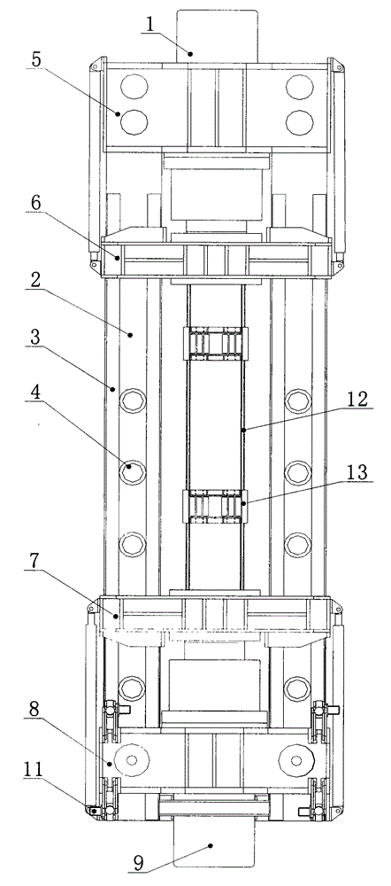 Test-bed of fully mechanized coal mining hydraulic support column