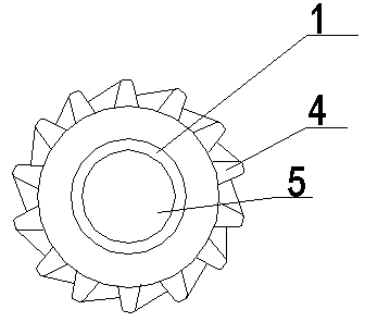 Injection molding nut