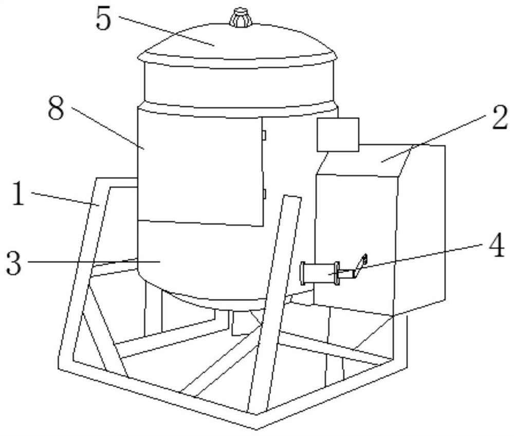 Cooking device for goose meat processing