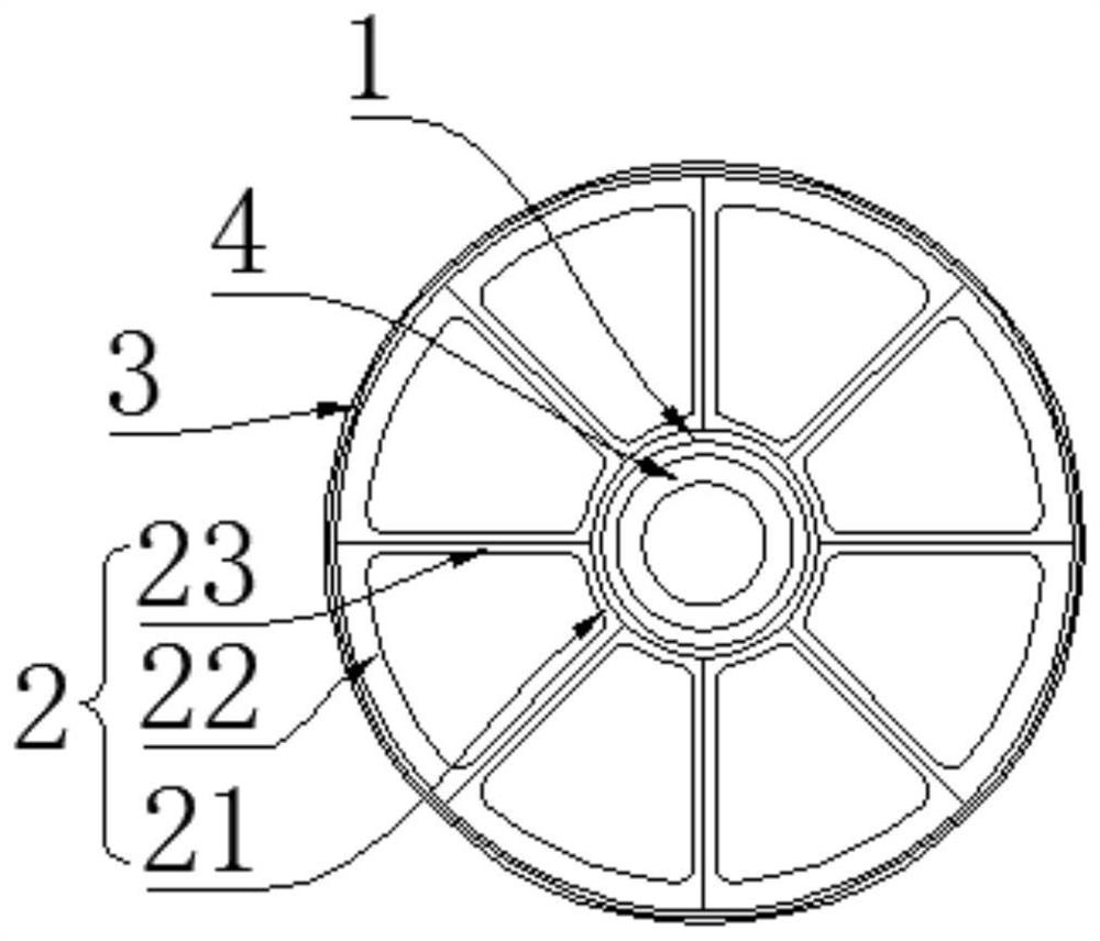 Composite material compression roller