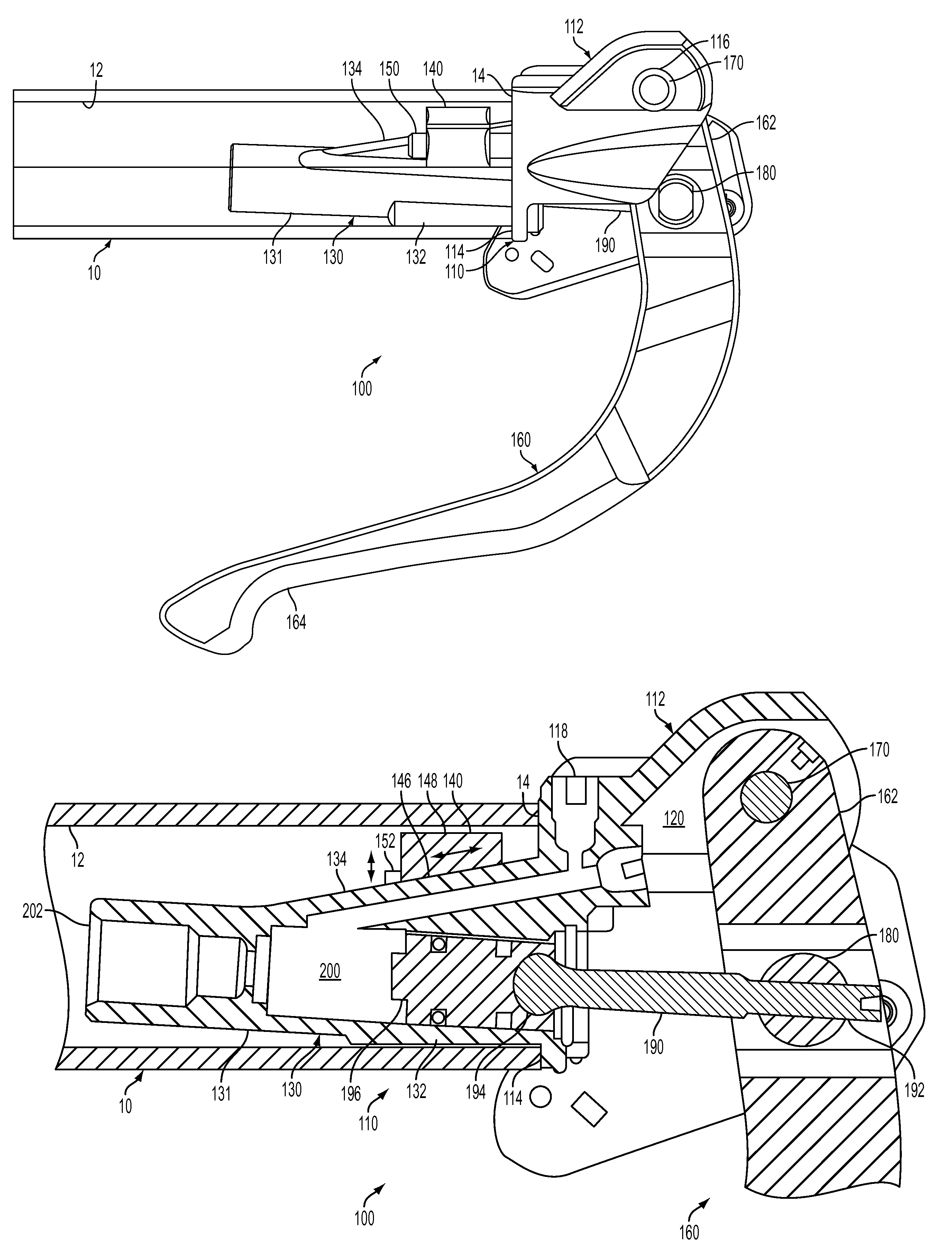 Brake control apparatus and control lever therefor