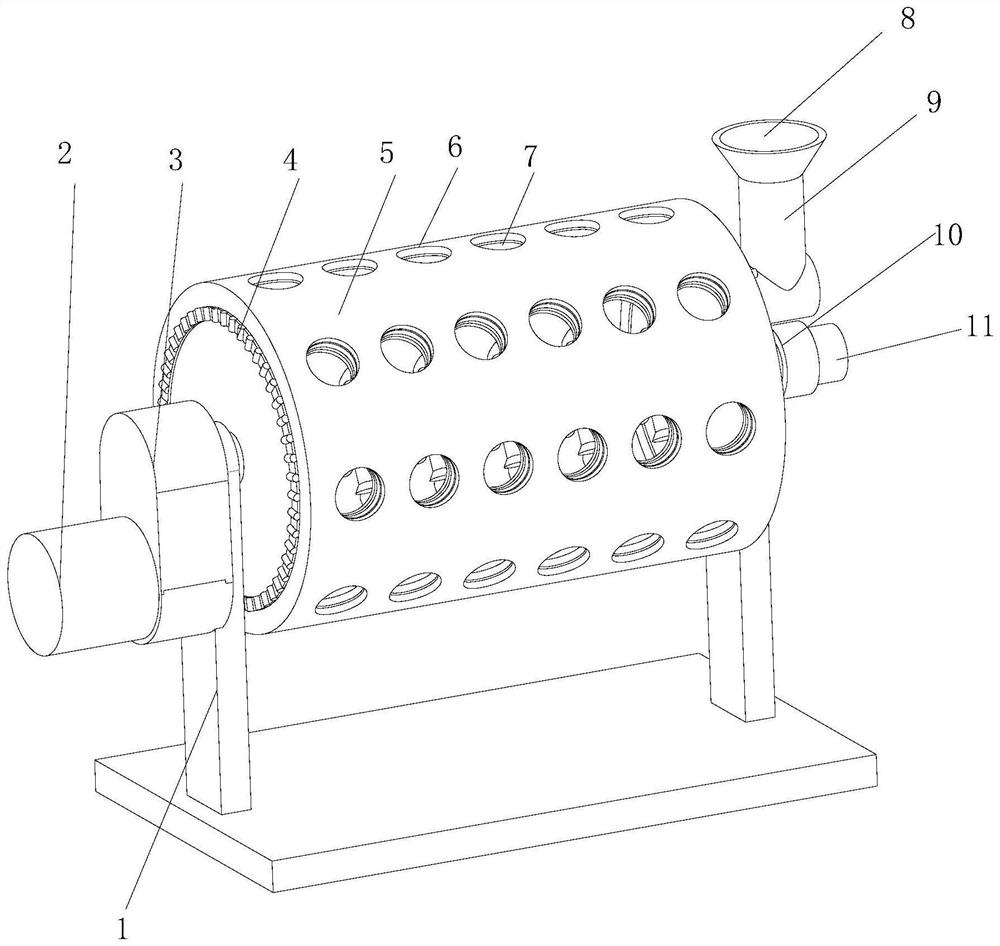 Rapid soil removing device for earthworm breeding