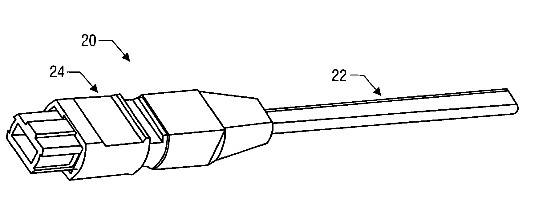 Modified, field installable, field adjustable flexible angled boot for multi-conductor cables and process for installing the same