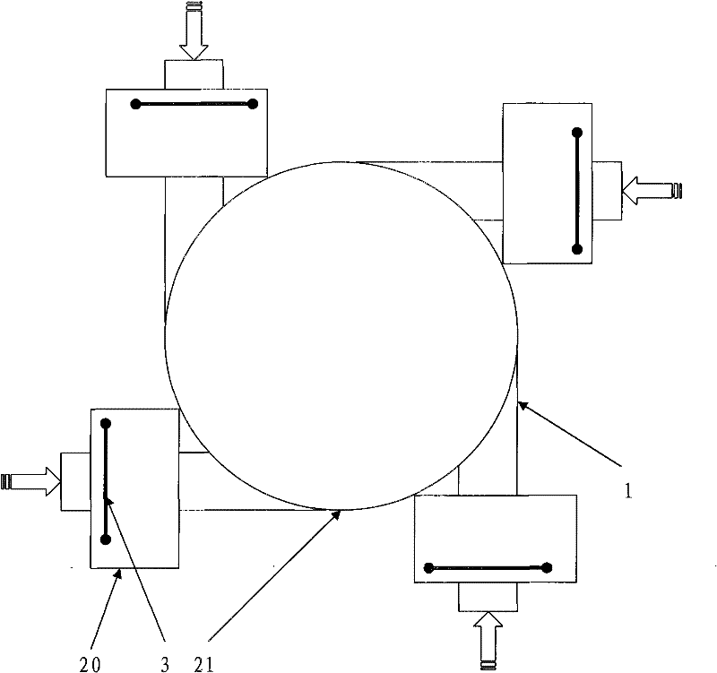 Waste gas central treating system