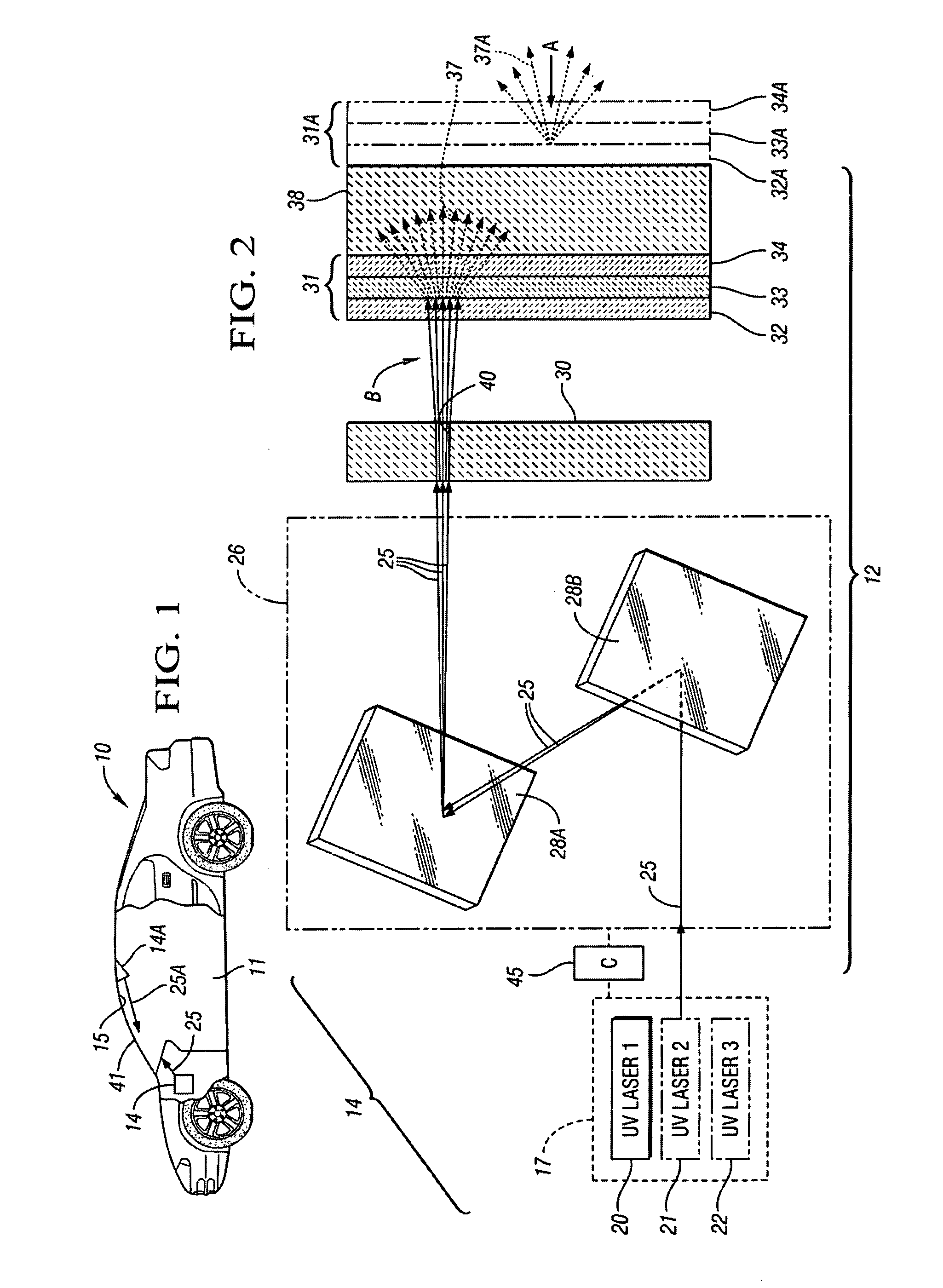 Apparatus And Method For Displaying Information Within A Vehicle Interior