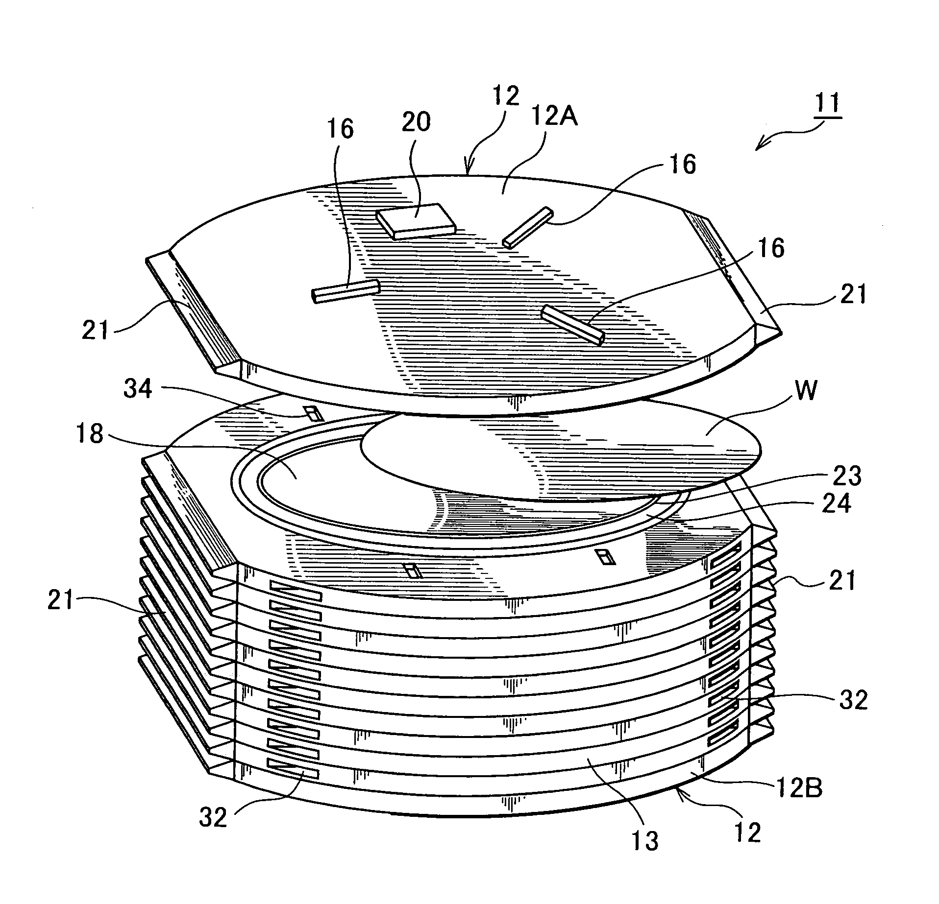 Loading tray and thin plate container