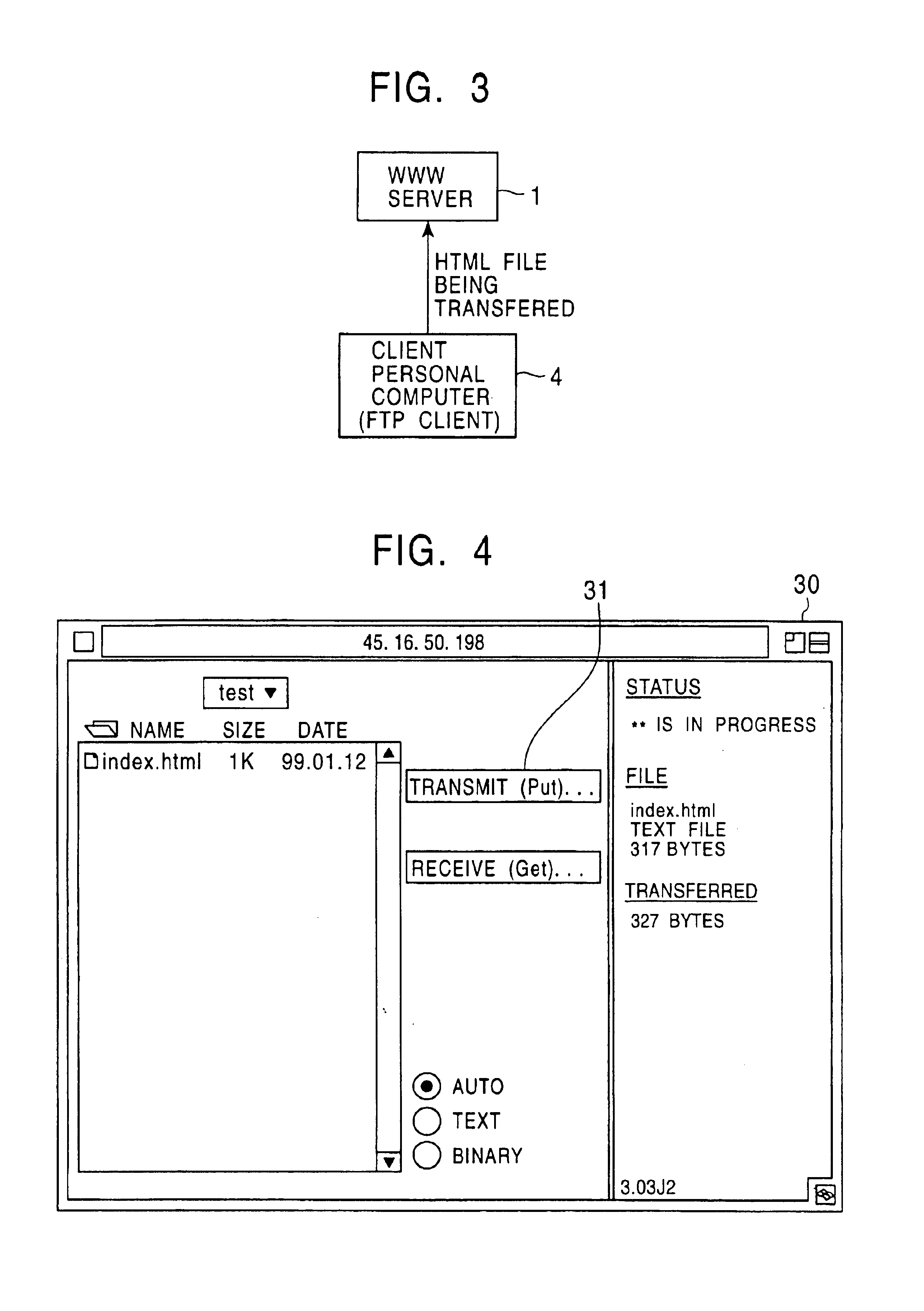 System and method for retrieving a backup file having a file name exactly corresponding to the date and time of a client request, if no exact match for the date and time corresponding to the client request is found, to search for the backup file having the file name with a date and time that are closest to but prior to the specified date and time