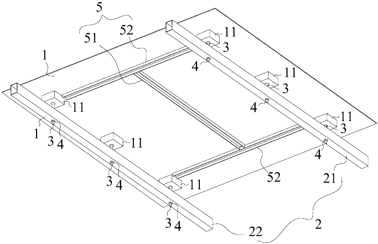 Reflecting mirror assembly, solar photo-thermal power generation heliostat frame and installation method of solar photo-thermal power generation heliostat frame