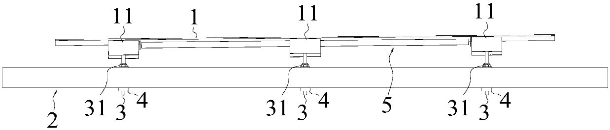 Reflecting mirror assembly, solar photo-thermal power generation heliostat frame and installation method of solar photo-thermal power generation heliostat frame