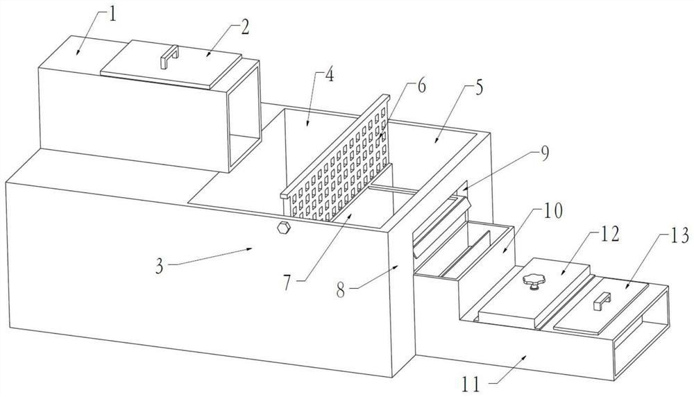 Sewage treatment system for aluminum plastic waste recovery production