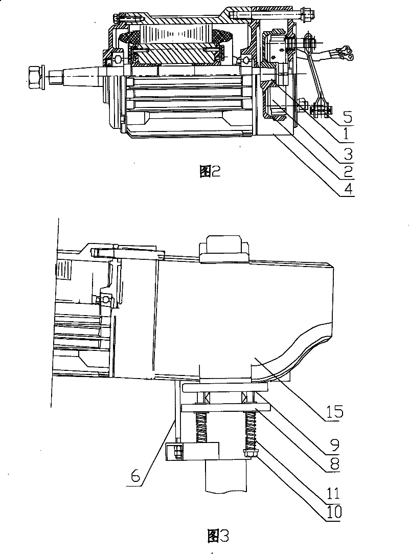 Spiral arm tracing mechanical braking system of miniature aerogenerator