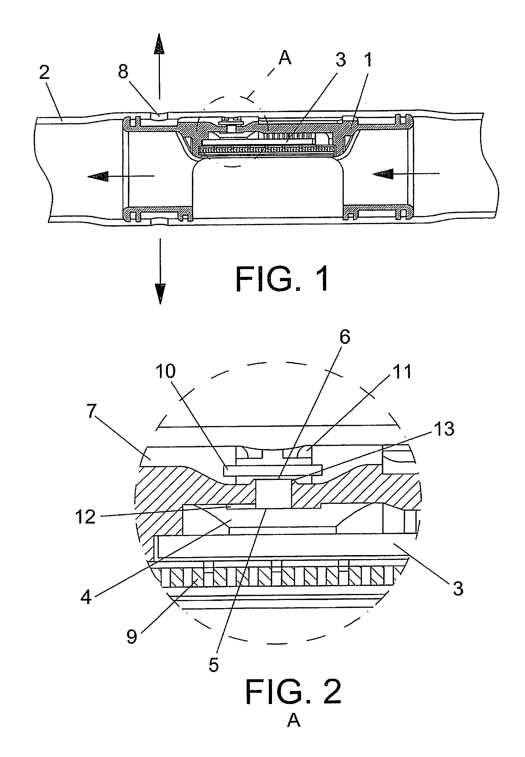 Self-compensating drip irrigation emitter, comprising a unidirectional flow device