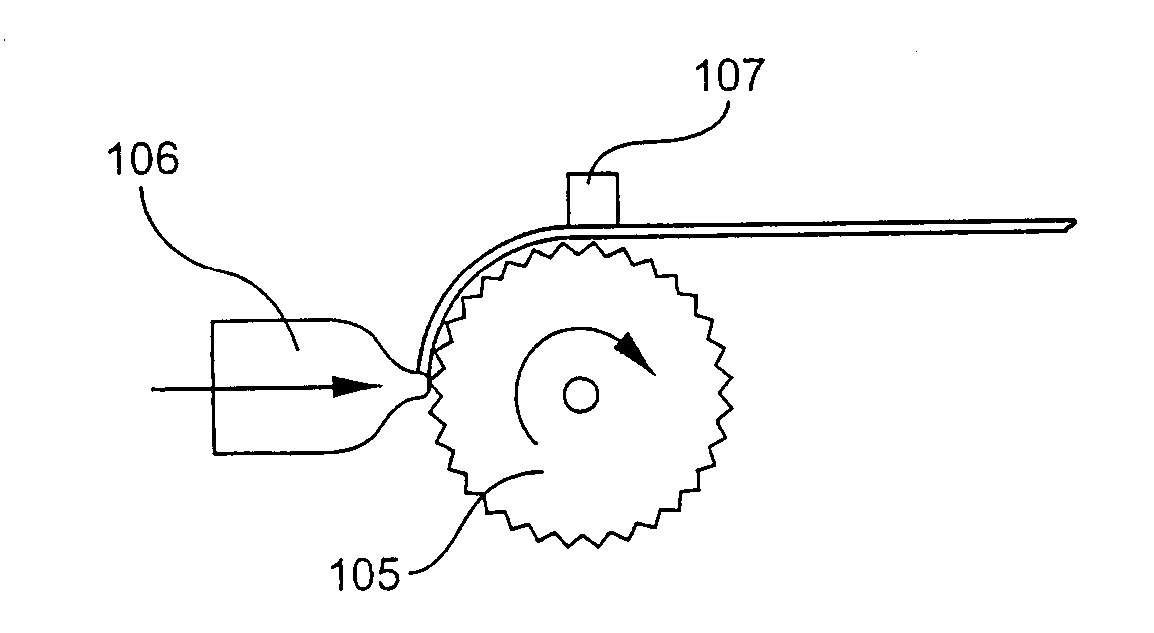 Fuel cell device with a textured electrolyte sheet and a method of making such sheet